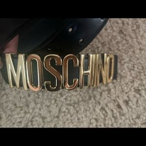 Moschino logo belt, ITALIAN size 44